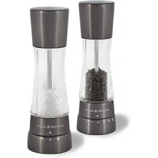 Cole & Mason Derwent Gunmetal Gourmet Precision+ Salt & Pepper Mill Set 19cm